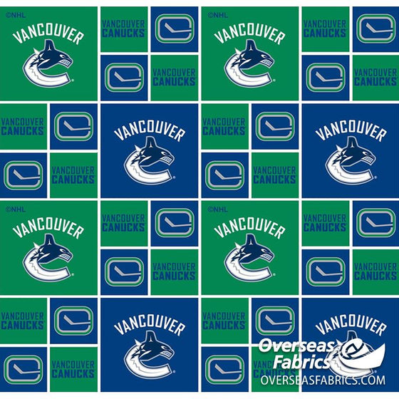 NHL Quilting Cotton - Vancouver Canucks #020