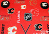 Licensed NHL Minky 60" - Calgary Flames