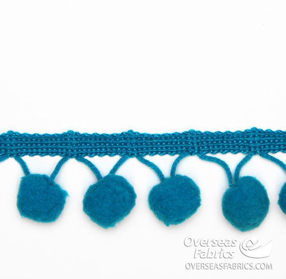 Pompoms 26mm (1") - 007 Turquoise (disc.)