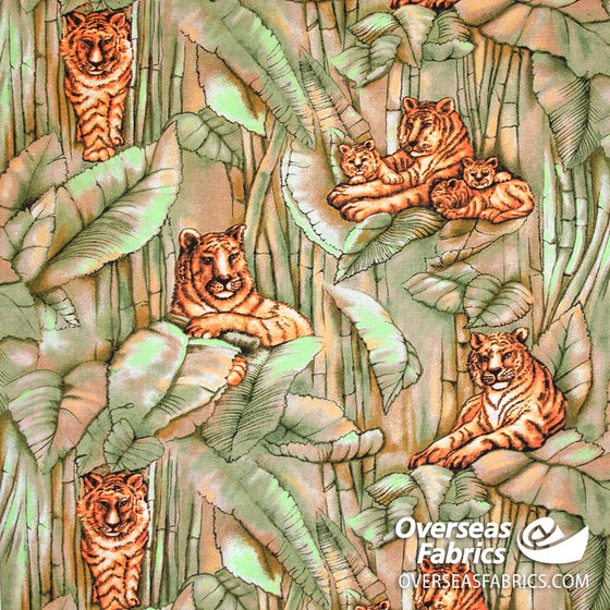 Print Concepts - Jungle Fever, Tiger King Olive