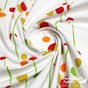 Canvas Print 60" - Bubble Floral, White