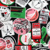 Canvas Print 60" - Travel Stickers