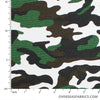 Canvas Print 60" - Camouflage White-Green