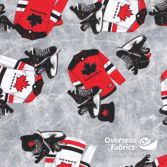 Quilters Choice - Canada's Game 2, Hockey Jerseys, Grey