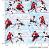 Quilters Choice - Canada's Game 2, Hockey Players, Blue