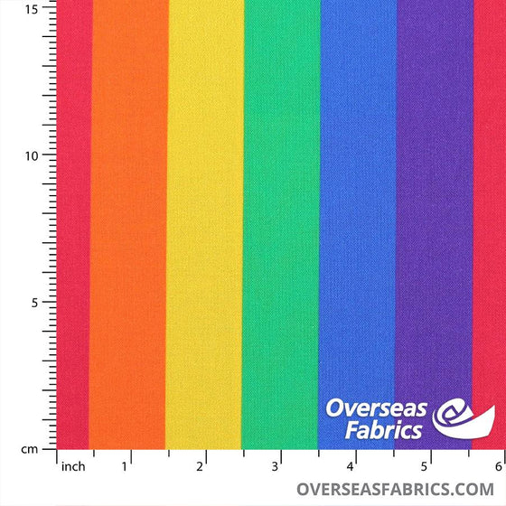 QT Fabrics - This and That II, Rainbow Stripe, Small