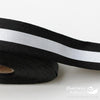 Reflective Ribbon Stripe 25mm (1") - 003 Black
