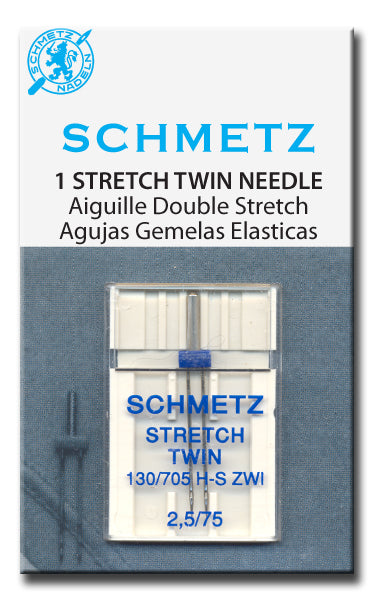 Schmetz - Stretch Twin Needles, Size 75/4.0