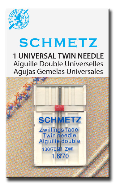 Schmetz - Universal Twin Needles, Size 80/2.0