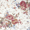 Poly-Cotton Sheeting 90" - Roses, Ivory