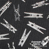 StudioE Fabrics - Laundry Room, Large Clothespins, Black