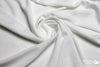 Polyester Knit 60" - Crinkle, White