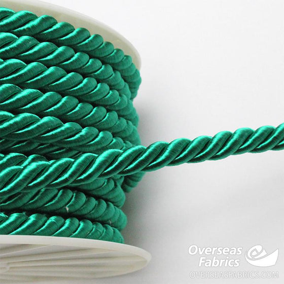 Twisted Cord 10mm (4/10") - 022 Kelly Green