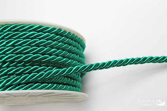 Twisted Cord 10mm (4/10") - 022 Kelly Green