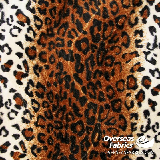 Velboa Faux Fur 60" - Cheetah Spots, Brown