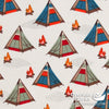 Windham Fabrics - Bear Camp, Tents, Khaki
