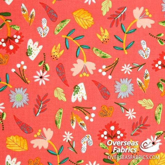 Windham Fabrics - Ellie, Floral, Coral